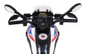 Motor BMW F850 GS na akumulator dla dzieci Biały + Kółka pomocnicze + Audio LED + Wolny Start + EVA