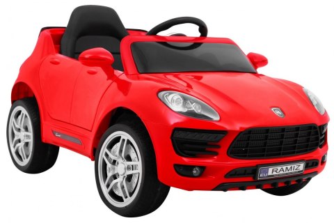 Autko Turbo-S na akumulator dla dzieci Czerwony Suv + Pilot