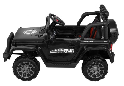 Auto Terenowe Full Time 4WD dla dzieci Czarny + Napęd 4x4 + Pilot