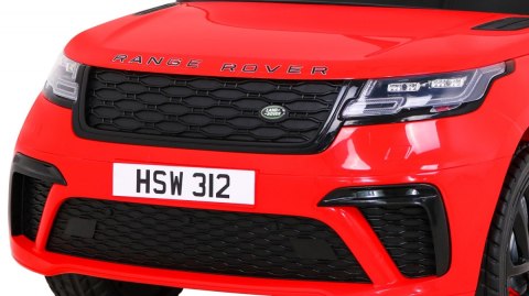 Range Rover Velar na akumulator Czerwony SUV + Pilot