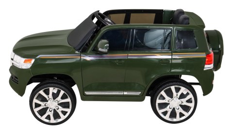 Toyota Land Cruiser na akumulator, Zielony SUV + Pilot + Schowek