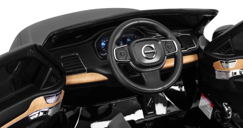 Volvo XC90 - SUV na akumulator dla dzieci Czarny + Pilot + Bagażnik + EVA