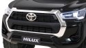 Toyota Hilux na akumulator dla dzieci Czarny Pickup + Napęd 4x4 + Pilot