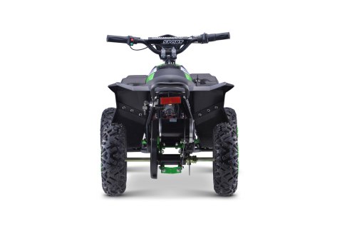 Quad HIPERFECT na akumulator Zielony 35km/h + Silnik 1000W + Koła pompowane + Regulacja siedzenia