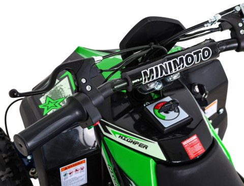 Quad HIPERFECT na akumulator Zielony 35km/h + Silnik 1000W + Koła pompowane + Regulacja siedzenia