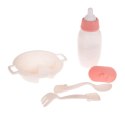 Zestaw do Karmienia Lalek dla dzieci 3+ Krzesełko do karmienia + Akcesoria 7 el.