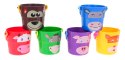 Zestaw 6 Kubeczków z Dziurkami dla dzieci 12m+ Zabawka do kąpieli + Rączka do przenoszenia + Przelewanie wody