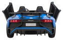 Lamborghini Aventador SV na akumulator dla 2 dzieci Niebieski + Silnik bezszczotkowy + Pompowane koła + Audio LED