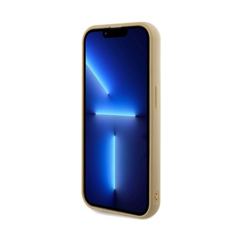 Guess Disco Metal Script - Etui iPhone 14 Pro Max (złoty)