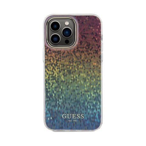 Guess IML Faceted Mirror Disco Iridescent - Etui iPhone 13 Pro Max (Iridescent)