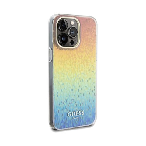 Guess IML Faceted Mirror Disco Iridescent - Etui iPhone 13 Pro Max (Iridescent)