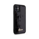 Guess Sequin Script Metal - Etui iPhone 11 (czarny)