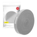 Taśma rzepowa, organizer kabli Baseus Rainbow Circle Velcro Straps 3m (szary)