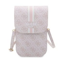Guess 4G Stripes - Torebka crossbody na telefon (różowy)