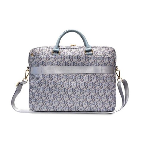 Guess GCube Stripes - Torba na notebooka 16" / 15" (niebieski)