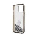 Karl Lagerfeld Liquid Glitter Choupette - Etui iPhone 13 Pro Max (przezroczysty)