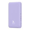 Magnetyczny mini powerbank Baseus 5000mAh 20W (fioletowy)