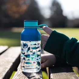 Quokka Ice Kids with strap - Butelka na wodę ecozen 430 ml z paskiem (Sea Animals)