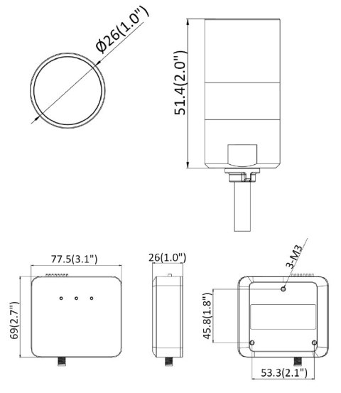 KAMERA IP DS-2CD6425G1-30(2.8MM)(8M) - 1080p 2.8 mm Hikvision