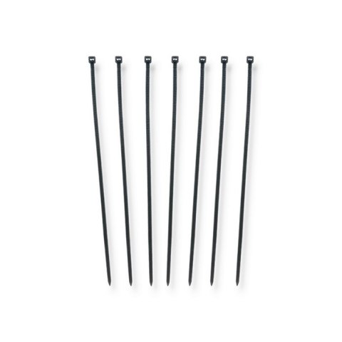 Qoltec Opaski zaciskowe Trytki kablowe | 2.5*200mm | 100 szt. | Nylon66 | UV | Czarne