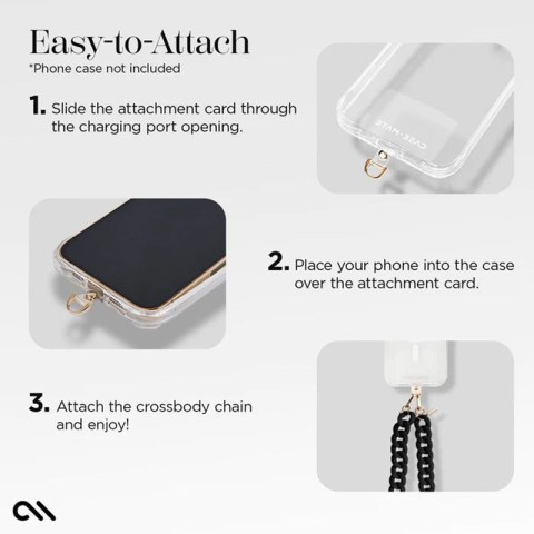 Case-Mate Phone Crossbody Chain - Smycz / Łańcuszek na ramię do telefonu (Black)