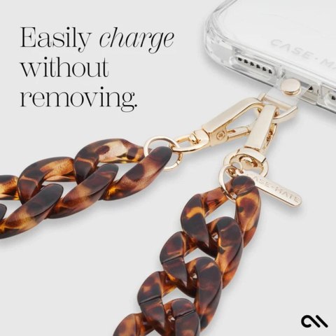 Case-Mate Phone Crossbody Chain - Smycz / Łańcuszek na ramię do telefonu (Tortoiseshell)