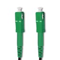 Qoltec Patchcord światłowodowy SC/APC - SC/APC | Message | Simplex | 100m