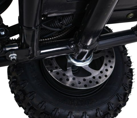 Gokart Fast Dragon na akumulator Niebieski 30km/h + Silnik 1000W + Koła pompowane + Regulacja siedzenia + Pasy