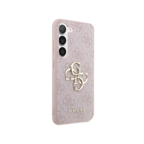 Guess 4G Big Metal Logo - Etui Samsung Galaxy S23 (różowy)