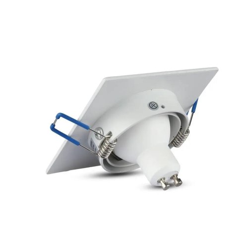 Oczko V-TAC aluminiowe odlew 1xGU10 kwadrat białe VT-782SQ-WH