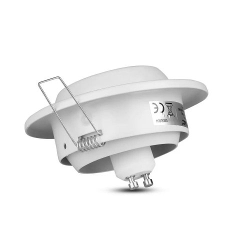 Oczko V-TAC GU10 okrągłe regulowany kąt białe VT-780-WH