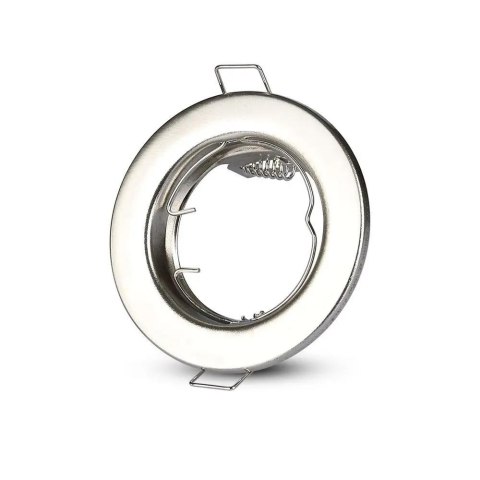 Oczko V-TAC GU10 okrągłe stałe satyna (opak. 2 szt) VT-778-SN