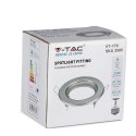 Oczko V-TAC GU10 okrągłe stałe satyna (opak. 2 szt) VT-778-SN