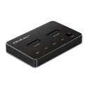 Qoltec Stacja dokująca dysków SSD M.2 | NVMe| SATA | USB-C | DUAL 2 x 2TB