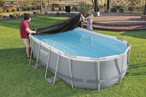 Pokrywa 427x250cm na Basen stelażowy Steel Pro MAX 427x250x100cm BESTWAY