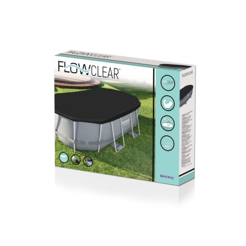 Pokrywa 427x250cm na Basen stelażowy Steel Pro MAX 427x250x100cm BESTWAY