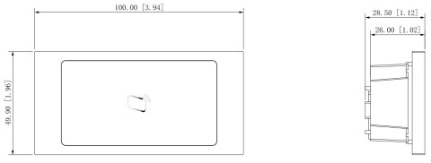 MODUŁ CZYTNIKA ZBLIŻENIOWEGO VTO4202F-MR DO MODUŁU VTO4202F-P DAHUA