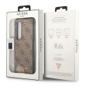 Guess 4G Charms Collection - Etui do Samsung Galaxy Z Fold 4 (brązowy)