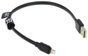 PRZEWÓD KABGC02 USB-A/LIGHTNING GCmatte 0.25 m Green Cell