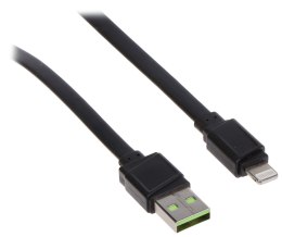 PRZEWÓD KABGC02 USB-A/LIGHTNING GCmatte 0.25 m Green Cell
