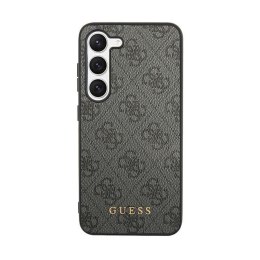 Guess 4G Metal Gold Logo - Etui Samsung Galaxy S24 Ultra (czarny)