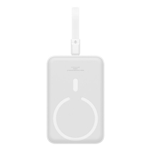 Powerbank magnetyczny Baseus Magnetic Mini 10000mAh, Lightning 20W MagSafe (biały)