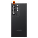 Spigen Optik Pro GLAS.TR EZ Fit Camera Protector 2-Pack - Szkło ochronne na obiektyw do Samsung Galaxy S24 Ultra (2 szt) (Czarny