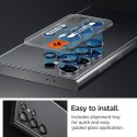 Spigen Optik Pro GLAS.TR EZ Fit Camera Protector 2-Pack - Szkło ochronne na obiektyw do Samsung Galaxy S24 Ultra (2 szt) (Czarny