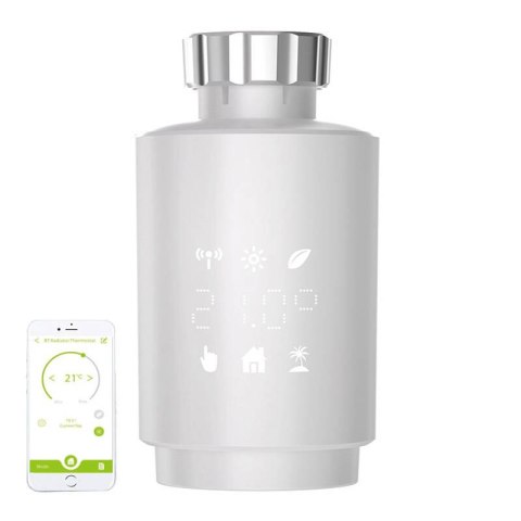 Inteligentna głowica termostatyczna Bluetooth Gosund STR1, TUYA