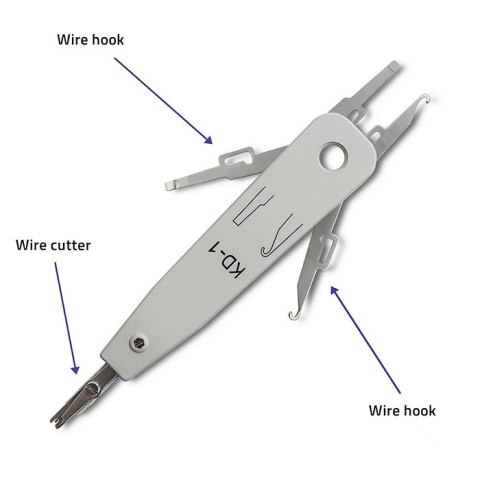 Qoltec Nóż krosowniczy do złączy KRONE | LSA | KEYSTONE