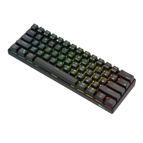 Klawiatura mechaniczna Royal Kludge RK61 RGB, brown switch (czarna) (QWERTY)