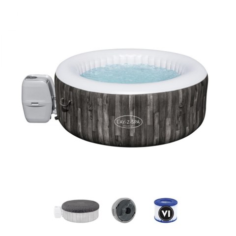 Bahamas Lay-Z-Spa Ogrodowe Spa BESTWAY 4-osobowe + Pompa + Pokrywa + Filtr