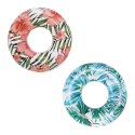 Dmuchane Kółko Tropical do pływania dla dzieci 12+ Biały BESTWAY 119cm