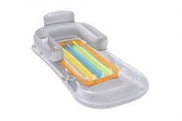 Dmuchany Materac do pływania Leżak Biały BESTWAY 161x84cm + Oparcie